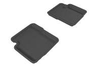 3D MAXpider 2012-2019 Fiat 500 Kagu 2nd Row Floormats - Black | L1FA00321509