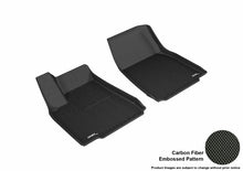 Load image into Gallery viewer, 3D MAXpider 2016-2020 Tesla Model X Kagu 1st Row Floormat - Black Floor Mats - Rubber 3D MAXpider   
