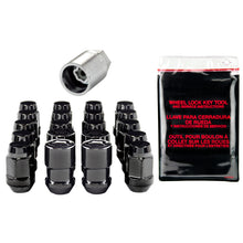 Load image into Gallery viewer, McGard 5 Lug Hex Install Kit w/Locks (Cone Seat Nut / Bulge) M12X1.5 / 3/4 Hex / 1.45in. L - Black Lug Nuts McGard
