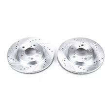 Load image into Gallery viewer, Power Stop 05-10 Honda Odyssey Front Evolution Drilled &amp; Slotted Rotors - Pair Brake Rotors - Slot &amp; Drilled PowerStop   
