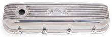 Load image into Gallery viewer, Edelbrock Valve Cover Classic Series Chevrolet 1965 and Later 396-502 V8 Polshed Valve Covers Edelbrock
