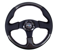Load image into Gallery viewer, NRG Carbon Fiber Steering Wheel (315mm) Leather Trim w/Black Stitching Steering Wheels NRG
