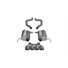 Load image into Gallery viewer, Corsa 2017-2019 Corvette Z06 2.75in Axle Back Exhaust Polished Dual Rear Exit Quad 4.5in Tip (Sport) Axle Back CORSA Performance
