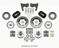 Wilwood Forged Dynalite Front Kit 11.00in Drilled 65-72 CDP C Body -Drum Big Brake Kits Wilwood