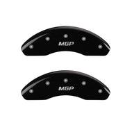 MGP 4 Caliper Covers Engraved Front & Rear MGP Black Finish Silver Char 2017 Fiat 124 Spider Caliper Covers MGP