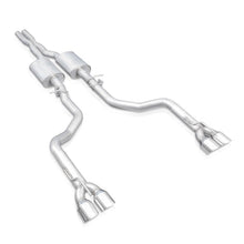 Load image into Gallery viewer, Stainless Works 15-19 Dodge Challenger 6.2L/6.4L Hemi 3in Redline Catback X-Pipe w/4in Quad Tips Catback Stainless Works

