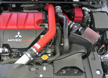 Load image into Gallery viewer, K&amp;N 08-09 Mitsubishi Evo X Wrinkle Red Typhoon Short Ram Intake Cold Air Intakes K&amp;N Engineering   
