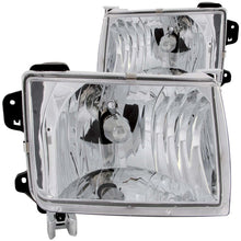 Load image into Gallery viewer, ANZO 1998-2000 Nissan Frontier Crystal Headlights Chrome Headlights ANZO

