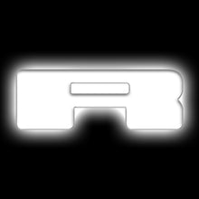 Load image into Gallery viewer, ORACLE Lighting Universal Illuminated LED Letter Badges - Matte Wht Surface Finish - R SEE WARRANTY Light Accessories and Wiring ORACLE Lighting
