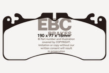 Load image into Gallery viewer, EBC 09+ Lexus LS460 4.6 Sport Yellowstuff Front Brake Pads Brake Pads - Performance EBC   
