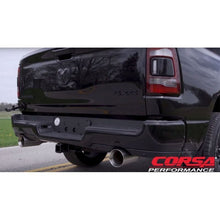 Load image into Gallery viewer, Corsa 19-24 Ram 1500 5.7L Crew Cab w/ 57in or 76in Bed Cat-Back Dual Rr Exit 5in Satin Polished Tips Catback CORSA Performance
