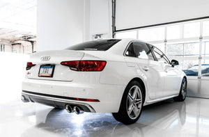 AWE Tuning Audi B9 S5 Sportback Track Edition Exhaust - Non-Resonated (Black 102mm Tips) Catback AWE Tuning   