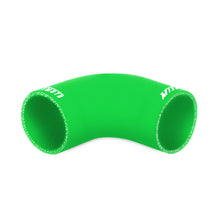 Load image into Gallery viewer, Mishimoto 2.5in. 90-Degree Coupler Green Silicone Couplers &amp; Hoses Mishimoto
