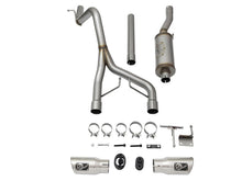 Load image into Gallery viewer, aFe Rebel Series CB 2.5in Dual Center Exit SS Exhaust w/ Polish Tip 07-15 Jeep Wrangler 3.6L/3.8L V6 Catback aFe
