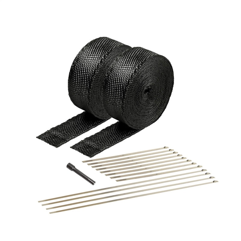 DEI Exhaust Wrap Kit - Black Titanium Wrap Locking Ties & Locking Tie Tool Exhaust Wrap DEI