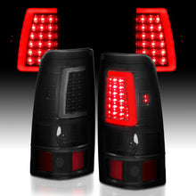 Load image into Gallery viewer, ANZO 2003-2006 Chevy Silverado 1500 LED Taillights Plank Style Black w/Smoke Lens Tail Lights ANZO

