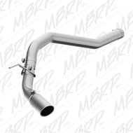 MBRP 16-19 Nissan Titan XD 5.0L 4in Filter Back Single Side Exit Alum Exhaust System DPF Back MBRP