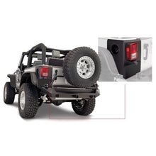 Load image into Gallery viewer, Bushwacker 07-18 Jeep Wrangler Trail Armor Rear Corners - Black Body Armor &amp; Rock Rails Bushwacker
