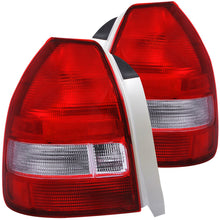 Load image into Gallery viewer, ANZO 1996-2000 Honda Civic Taillights Red/Clear Tail Lights ANZO
