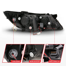 Load image into Gallery viewer, ANZO 2011-2013 Kia Optima Projector Headlights w/ Halo Chrome (CCFL) Headlights ANZO
