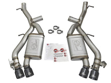 Load image into Gallery viewer, aFe MACHForce XP 3in 304 SS Axle-Back Exhaust Dual Exhaust (NPP) w/ Black Tips 16-17 Camaro SS V8 Axle Back aFe
