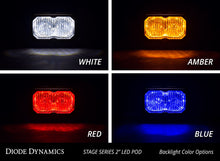 Load image into Gallery viewer, Diode Dynamics Stage Series 2 In LED Pod Sport - White Flood Flush ABL Each Light Accessories and Wiring Diode Dynamics   
