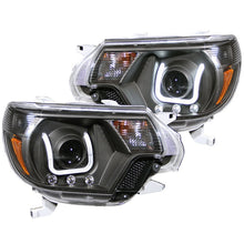 Load image into Gallery viewer, ANZO 2012-2015 Toyota Tacoma Projector Headlights w/ U-Bar Black Headlights ANZO

