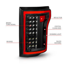 Load image into Gallery viewer, ANZO 2015-2016 Ford F-150 LED Taillights Black Tail Lights ANZO
