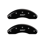 MGP Front set 2 Caliper Covers Engraved Front MGP Black finish silver ch Caliper Covers MGP