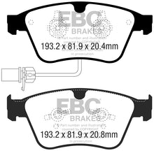 Load image into Gallery viewer, EBC 13-18 Bentley Continental 4.4TT Bluestuff Front Brake Pads Brake Pads - Racing EBC   
