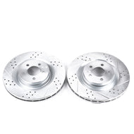 Power Stop 05-10 Chrysler 300 Front Evolution Drilled & Slotted Rotors - Pair Brake Rotors - Slot & Drilled PowerStop