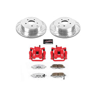 Power Stop 03-08 Infiniti FX35 Rear Z26 Street Warrior Brake Kit w/Calipers Brake Kits - Performance D&S PowerStop   