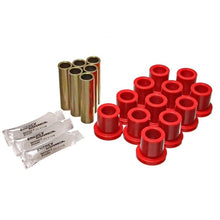 Load image into Gallery viewer, Energy Suspension 57-72 Ford F-100 / F-150 Rear 2WD Red Spring and Shackle Set Bushing Kits Energy Suspension
