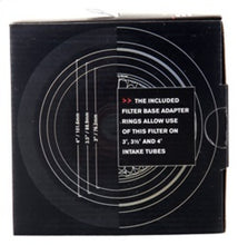 Load image into Gallery viewer, Spectre Adjustable Conical Air Filter 5-1/2in. Tall (Fits 3in. / 3-1/2in. / 4in. Tubes) - Red Air Filters - Universal Fit Spectre
