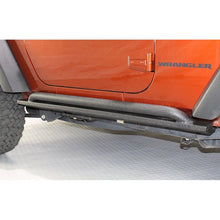 Load image into Gallery viewer, Fishbone Offroad 07-18 Jeep Wrangler JK 2 Door Rubicon Steel Rock Slider - Black Textured Powdercoat Steps Fishbone Offroad
