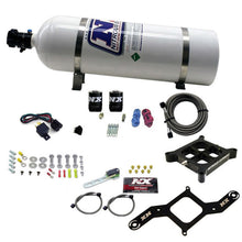Load image into Gallery viewer, Nitrous Express 4150 Single Entry Crossbar Nitrous Plate Kit Pro-Power (100-500HP) w/15lb Bottle Nitrous Systems Nitrous Express
