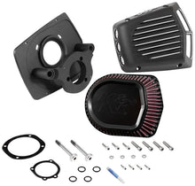 Load image into Gallery viewer, K&amp;N Street Metal Intake System for 01-16 Harley Davidson Softail/Dyna - Shaker Black Misc Powersports K&amp;N Engineering   
