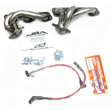 Load image into Gallery viewer, JBA 07-11 Jeep 3.8L V6 1-1/2in Primary Raw 409SS Cat4Ward Header Headers &amp; Manifolds JBA
