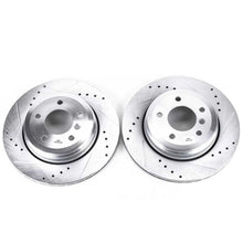 Load image into Gallery viewer, Power Stop 04-07 BMW 525i Rear Evolution Drilled &amp; Slotted Rotors - Pair Brake Rotors - Slot &amp; Drilled PowerStop
