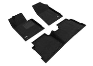 3D Maxpider 15-19 Hyundai Sonata / Elegant 1st 2nd Row - Floor Mat Set (Black) Floor Mats - Rubber 3D MAXpider   