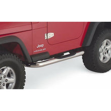 Load image into Gallery viewer, Rampage 1987-1995 Jeep Wrangler(YJ) 3 Inch Round Nerf Bar - Polished Nerf Bars Rampage
