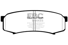 Load image into Gallery viewer, EBC 10+ Lexus GX460 4.6 Yellowstuff Rear Brake Pads Brake Pads - Performance EBC   

