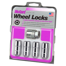 Load image into Gallery viewer, McGard Wheel Lock Nut Set - 4pk. (Cone Seat) 9/16-18 / 7/8 Hex / 1.765in. Length - Chrome Lug Nuts McGard
