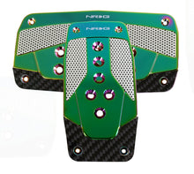 Load image into Gallery viewer, NRG Aluminum Sport Pedal A/T - Silver w/Neochrome Carbon Pedal Covers NRG
