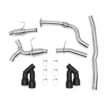 Load image into Gallery viewer, Mishimoto 2016+ Chevrolet Camaro 2.0T Quad Black Tip Cat-Back Exhaust Catback Mishimoto

