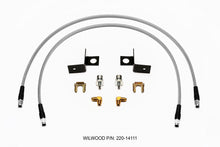 Load image into Gallery viewer, Wilwood Flexline Kit 30 inch -3 3/8-24 IF 1/8 NPT 90 Degree Brake Line Kits Wilwood
