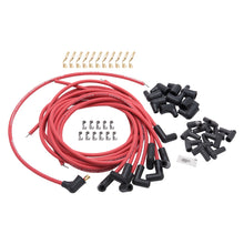 Load image into Gallery viewer, Edelbrock Spark Plug Wire Set Universal 90 Deg Boots 50 Ohm Resistance 8 65mm Red Wire (Set of 9) Spark Plug Wire Sets Edelbrock
