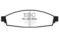 EBC 2003-2006 Lincoln Aviator 4.6L Ultimax2 Front Brake Pads Brake Pads - OE EBC   