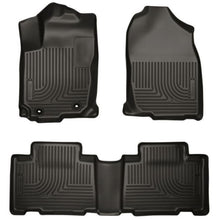 Load image into Gallery viewer, Husky Liners 14 Toyota Corolla Weatherbeater Black Front &amp; 2nd Seat Floor Liners Floor Mats - Rubber Husky Liners
