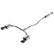 Borla 18-20 Toyota Camry XSE 3.5in Tip Dual Split Rear Exit Cat Back S-Type Exhaust Black Chrome Catback Borla